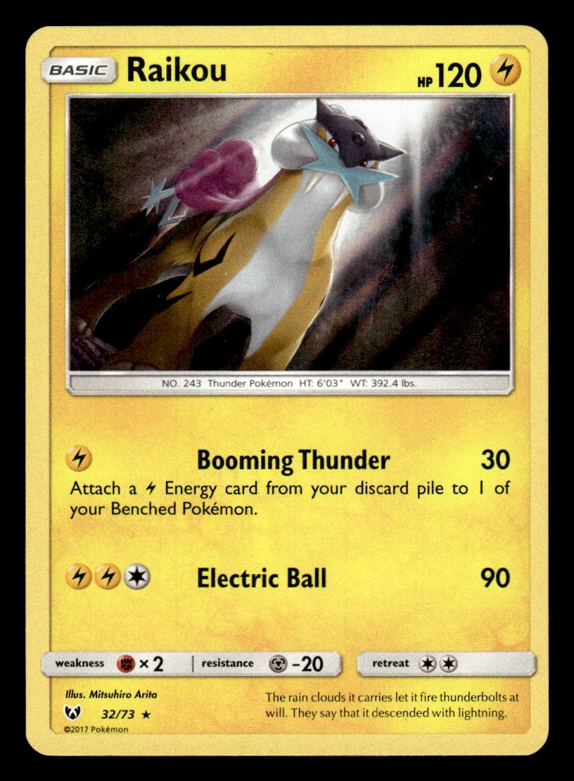 Deck Exclusives Holo Rare,Holo #032/073 Raikou