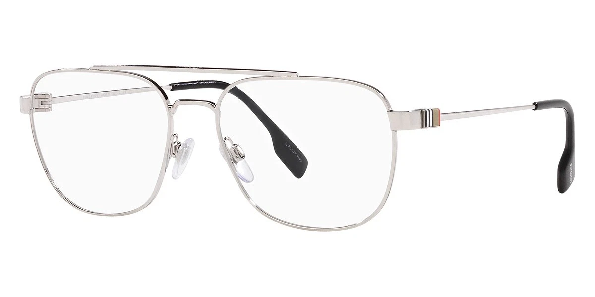 Burberry Men's 57 mm Silver Opticals BE1377-1005-57