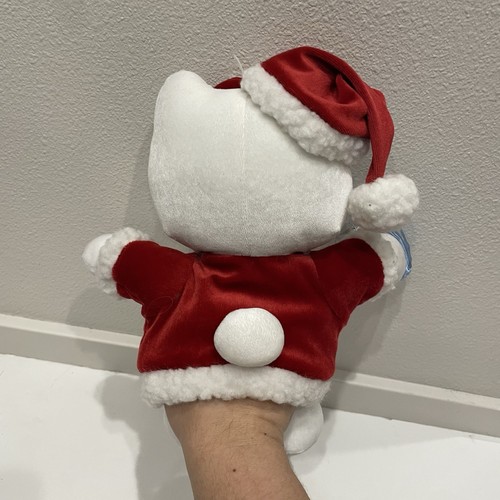 VTG 1999 Hello Kitty Christmas Holiday Puppet Sanrio Smiles 90s Red Santa Outfit - Picture 7 of 11