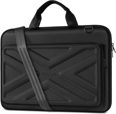 Men's Laptop Bag in Black, Hard Shell Case for 17-17.3 Inch Dell XPS & More