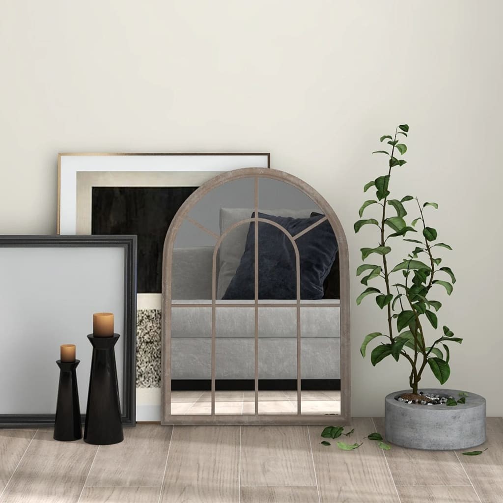 Specchiera Ferro Sabbia 60x45 cm vidaXL - Ideale per Case Rustiche