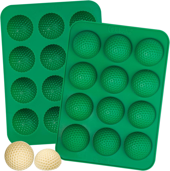 Silikonform Golfball Schokoladenform 2 StüCk Silikon Pralinenform-image