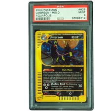 Umbreon #H29/H32 Aquapolis Holo (w/ great swirl!) PSA 9 Pokemon Card*TE on eBay