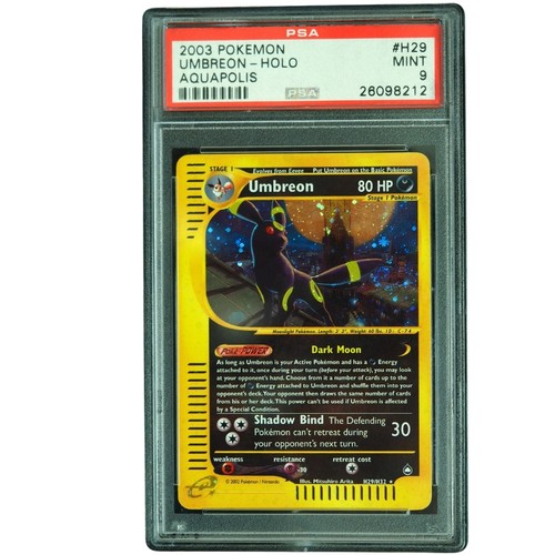 Umbreon graded PSA 9 for sale on eBay
