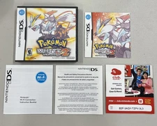 NO Game - Pokemon White Version 2 - Authentic Manual & Inserts Only Nintendo DS