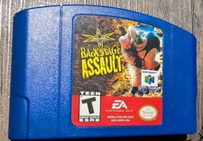 WCW Backstage Assault - Nintendo 64 - tested - CART ONLY!!!