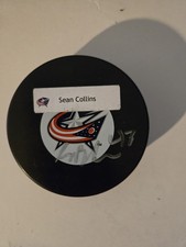 Sean Collins Columbus Bluejackets Autographed Puck