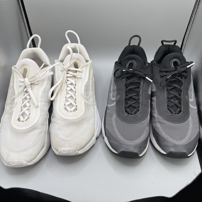 Nike Air Max 2090 Sneakers Black/Gray and White Men's Shoes Size 11 Two Pair