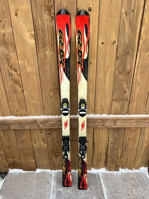 Alpine Downhill Snow Ski TECNO PRO XRJ 55'' Long Skis 140 cm with Bindings