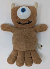 Disney Monsters Inc Pixar 2001 Hasbro Little Mikey Plush Brown Mike 10" One Eye