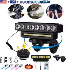 Bicycle Front Headlight Super Bright LED Bike Light USB Rechargeable Waterproof