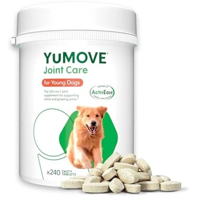 YuMOVE Gelenkergänzung für junge und aktive Hunde, Essential Dog Hüfte und Gelenk S