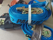 Lot Of 5 E-track Cargo Straps For Trailer Loads
