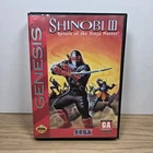 Shinobi III 3 Revenge of the Ninja Master (Sega Genesis) Complete CIB Tested