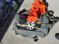 1959 Reliance Mfg Switlik 30' canopy Parachute used for sport parachuting Ex.