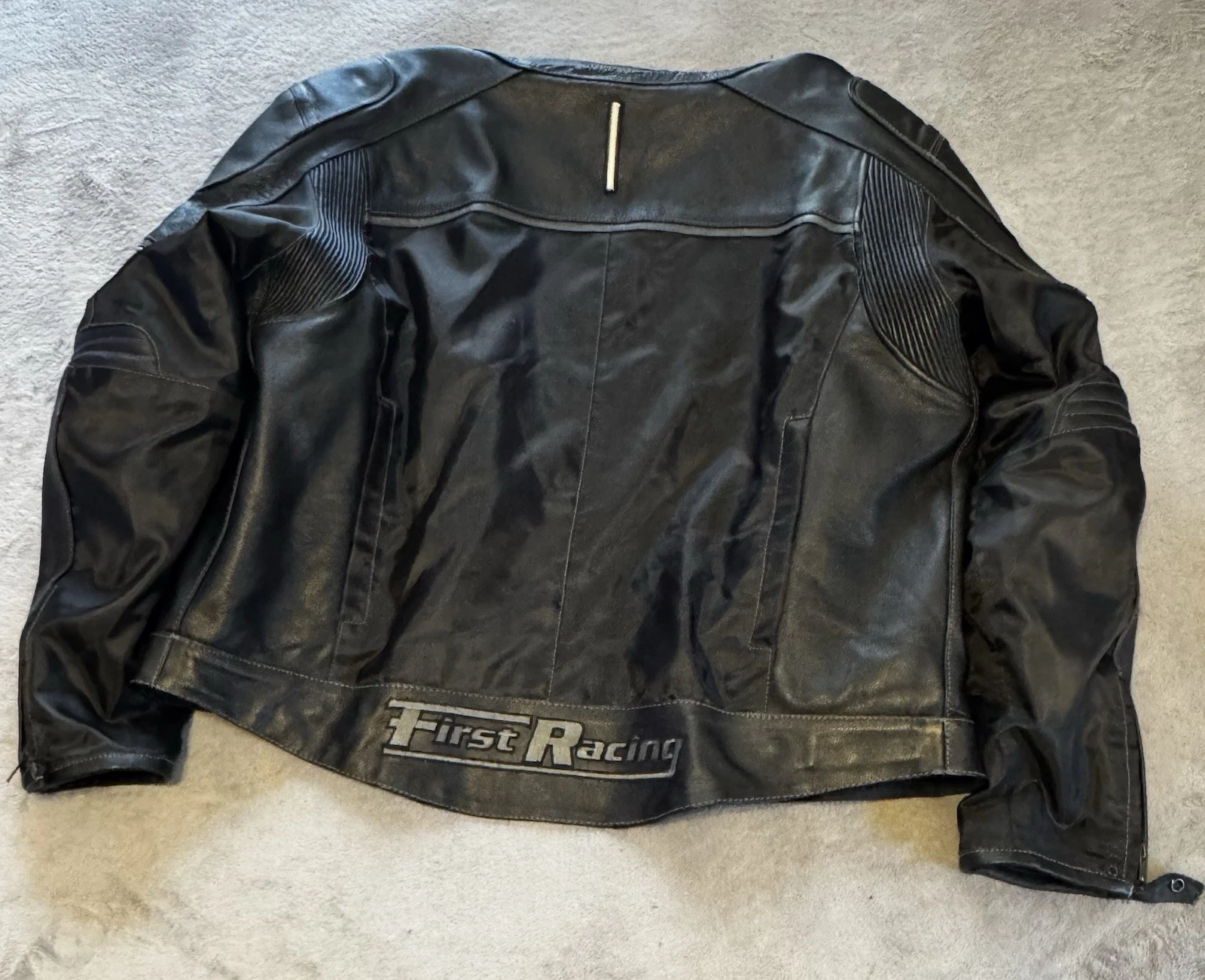 First Racing Motorcycle Jacket XXL Leather Textile MAC V SOG USA Patch image 9