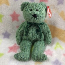 Ty Beanie Babies Clover the Bear Shamrock No. 215