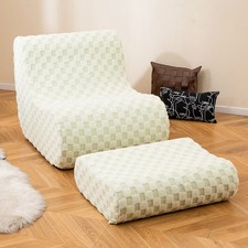 Green Ligne Roset Togo Seat Style Sofa and Stool One Seater-Send Offer