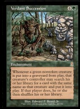 Verdant Succession LP Light Play Odyssey MTG [6973]