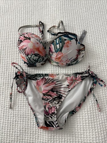 Tropical Floral Padded Binkini Size S