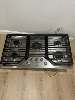 GE Profile PGP7036SL1SS 36  Stainless Steel 5-Burner Gas Cooktop   Tested