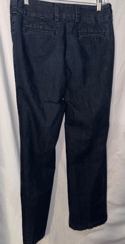 Focus 2000 Women’s Pants Sz 5 Dark Wash Denim Trousers Stretch Dressy Junior - Picture 2 of 6