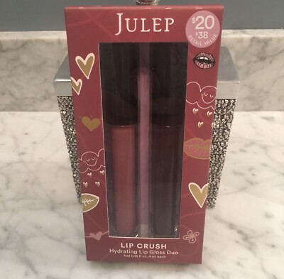 Julep Lip Crush Hydrating Lip Gloss Duo NEW IN BOX