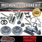 12" 6 Stud Trailer Caravan Mechanical Disc Brake & coupling kit. 6/139.7 PCD