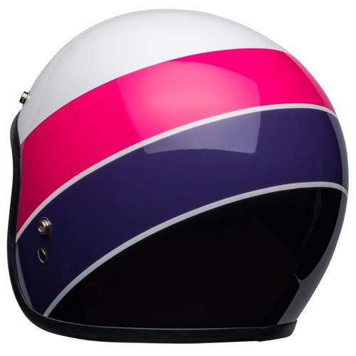 Bell Custom 500 Open-Face Motorcycle Helmet RIF Pink Purple - Picture 6 of 8