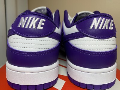 Men's size 10.5 - Nike Dunk Low champions Court Purple - Style