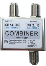 Combiner VHF UHF 54-216MHz 470-608MHz 