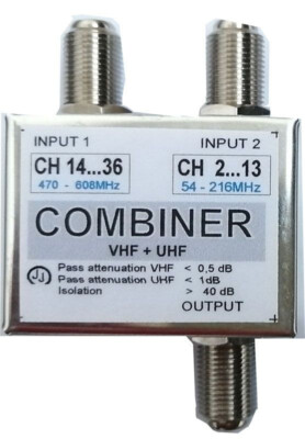 Vhf Combiners Combiner VHF+ UHF (54-216MHz+470-608MHz) | eBay