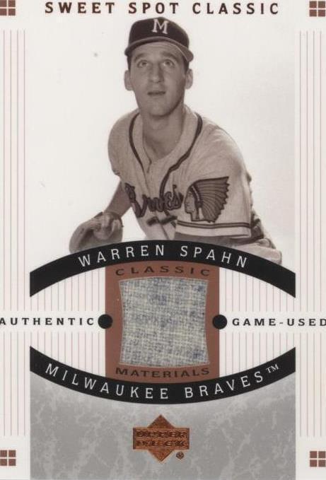 2005 Upper Deck Sweet Spot Classic - Warren Spahn #CM-WS - 1 of 1