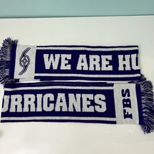 Two Ruffneck Scarves We Are Hurricanes FBS Winter Scarves Team Spirit Purple