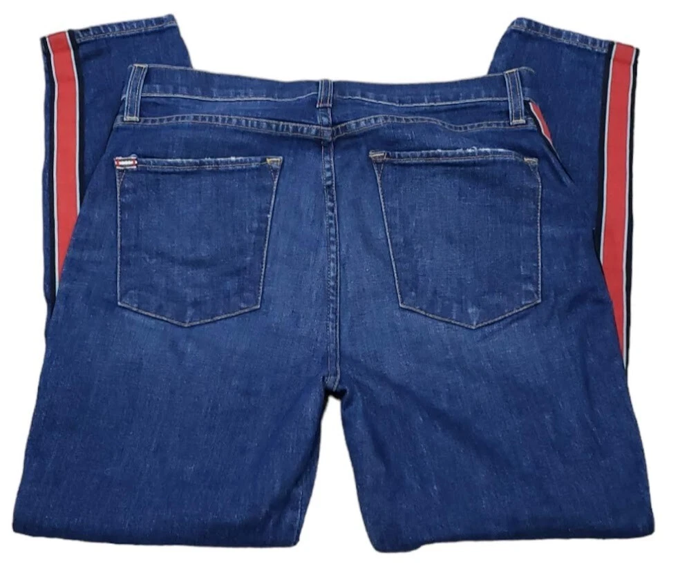 Womens jeans sale with red stripe