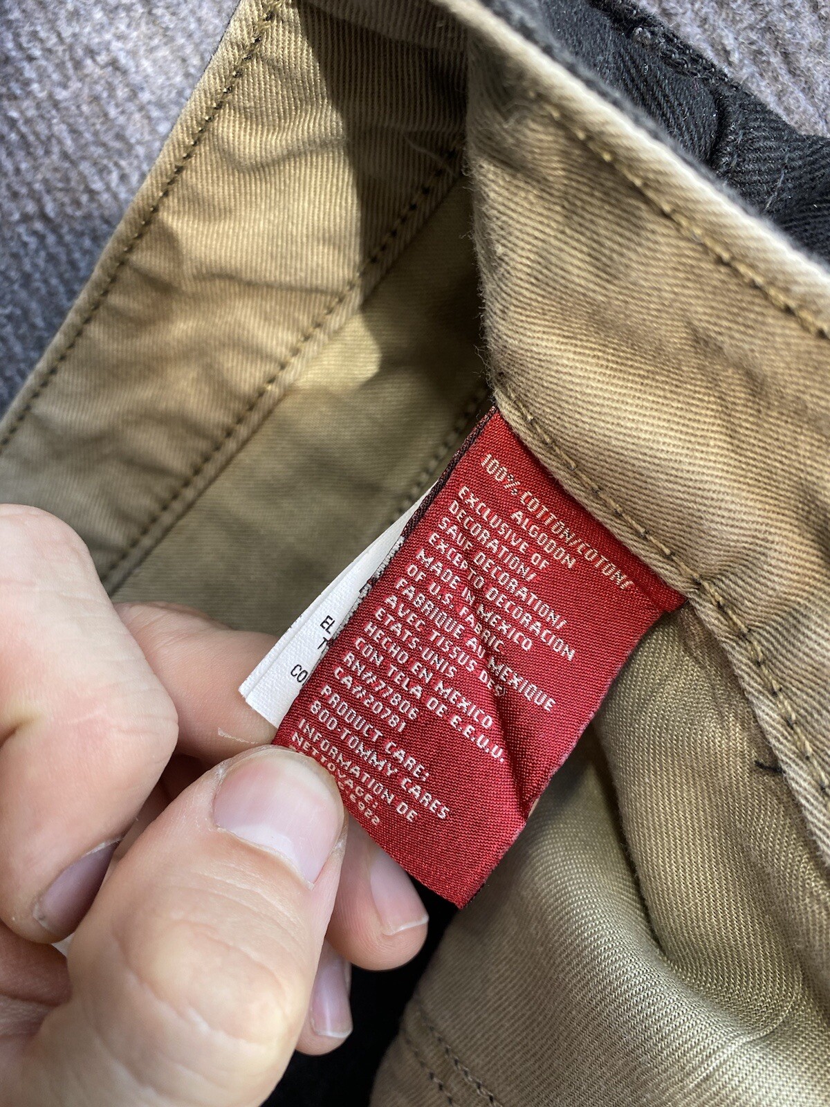 Tommy Hilfiger Jeans Men's 36x32 Red Label Premium Vintage Denim