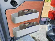 2PCS Caravan Camper Van Storage Pocket Boxes for Tool Storage Van Racking