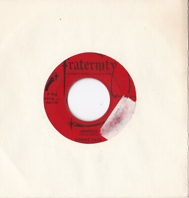 Lonnie Mack  -Memphis / Down In The Dumps- 7'' 45 Fraternity Records (F-906)