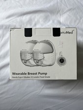 MomMed Double Wearable Hands Free Breast Pump, Model S18. NEW  SEALED