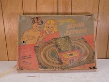 Vintage Automatic Toy Company Mystery Alpine Express Train Lithograph Tin Toy