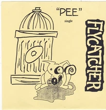 Pee Single #1 by Flycatcher (7" Yellow Vinyl, 1995, Chunk Records, P/S) NM
