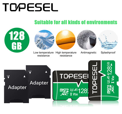 128GB Micro TF SD Card SDXC Class10 U3 Memory Card High Speed TF Flash Card Lot