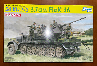 Dragon 6541 1/35 sd.kfz.7/2 3.7cm Flak 36  (Plastic model)