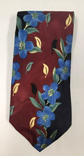Chez Roffe Men's Dress Suit Necktie Floral Print  4 In x 55 In