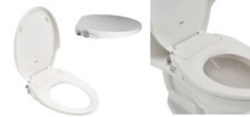 American Standard AquaWash Non-Electric Slow Close Bidet Seat Elongated Toilet