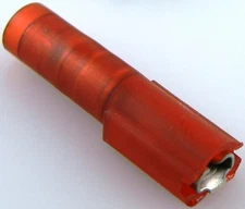 Molex ETC Nylon 22-18 GA F/I .110" Female Push-On Connector Dark Red 100 Pack