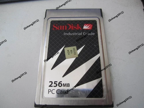 Sandisk 256MB industrial grade  PCMCIA PC CARD ATA FLASH CARD