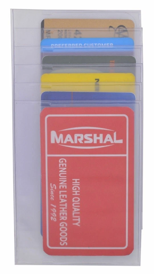 Hecho en EE. UU. Chequera Inserto de Plástico para Fotos Tarjetas 6 Páginas JUEGO DE 2 Insertos Foto 3 de 3