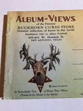San Antonio Postcard Album Views Buckhorn Curio Store Complete 17 Cards Safari