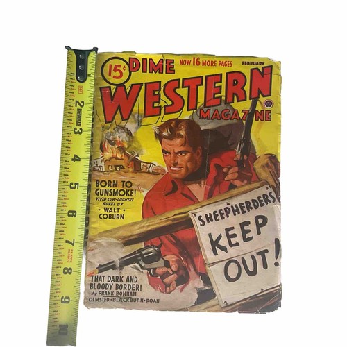 Vintage magazine 10 Story Western Magazine 1945 February79 Years Old Good Shape - Picture 10 of 10